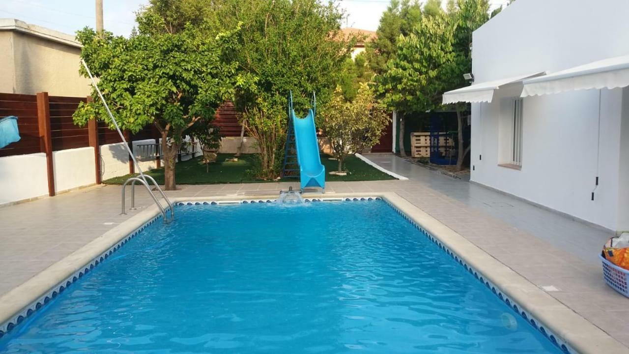 Alekas Pool And Garden Home Paphos Bagian luar foto